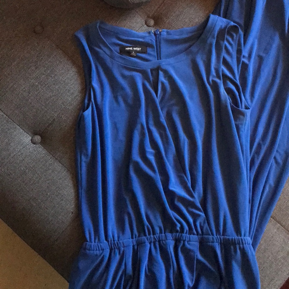 Fancy navy jumpsuit - Picture 2 of 6